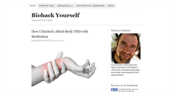 Desktop Screenshot of biohackyourself.com